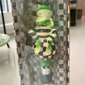 MacKenzie-Childs Mr Jingles Bottle Stopper. Retired. New in box.